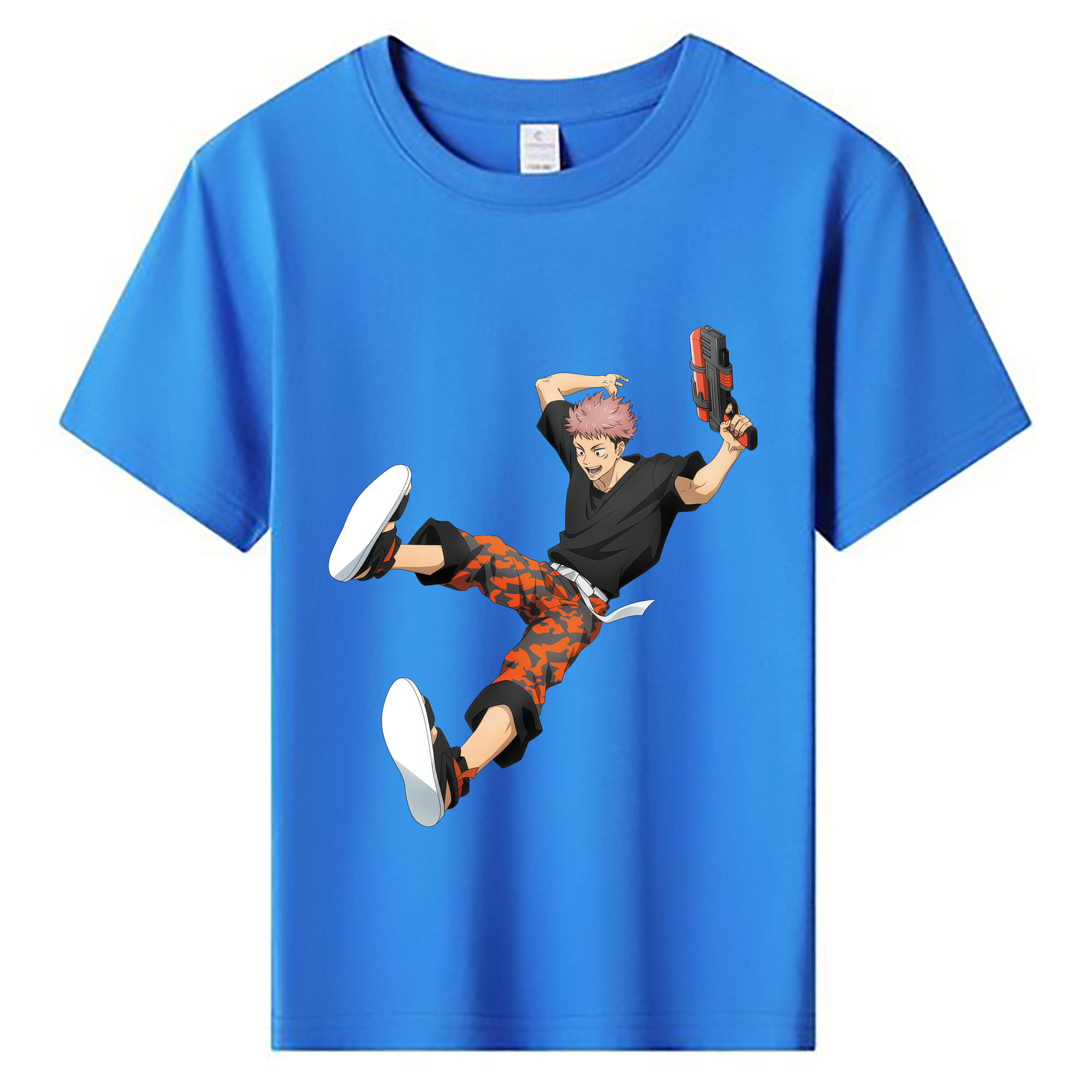 （画像用） 呪術廻戦 Jujutsu Kaisen 綿100％キッズTシャツ（フロントプリント）
